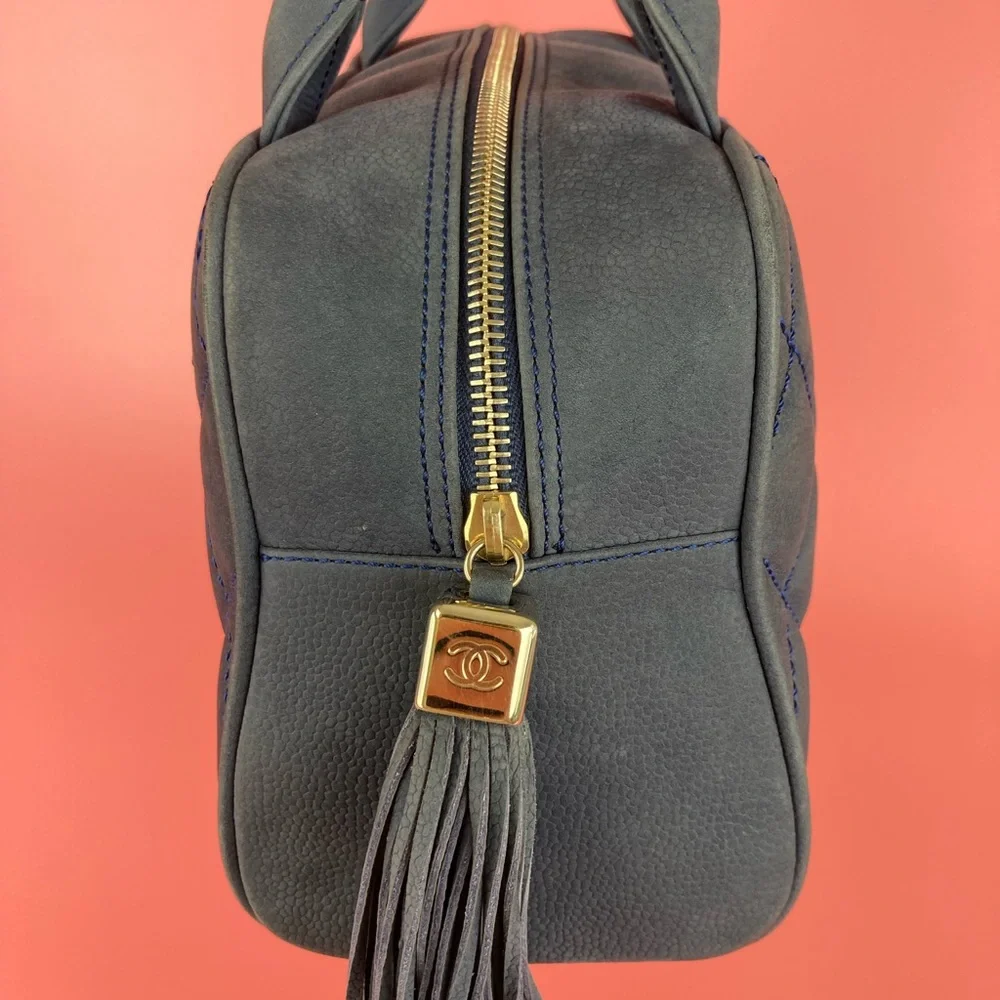 🚫SOLD🚫Chanel Around Suede Boston Bag - Picture 7 of 10